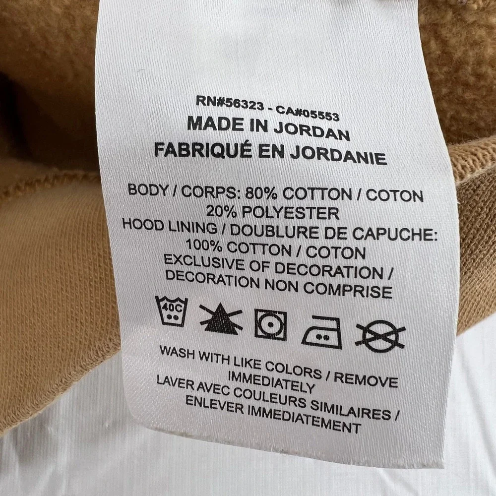 Nike Sportswear Club Fleece Pullover Hoodie Camel Tan BV2654-722‎ Mens Medium